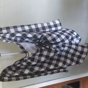 Dreams Co Classic Black & White Patterned Sleep Shorts (Size 4X)